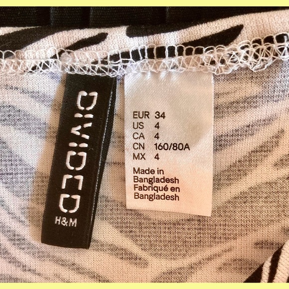 Zebra Print Mini Dress Divided by H&M - Picture 4 of 7